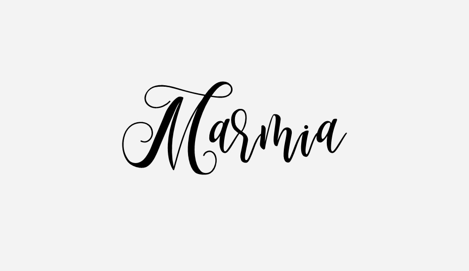 Marmia font big