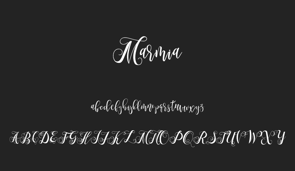 Marmia font