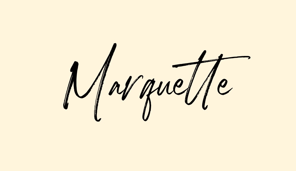 marquette font big