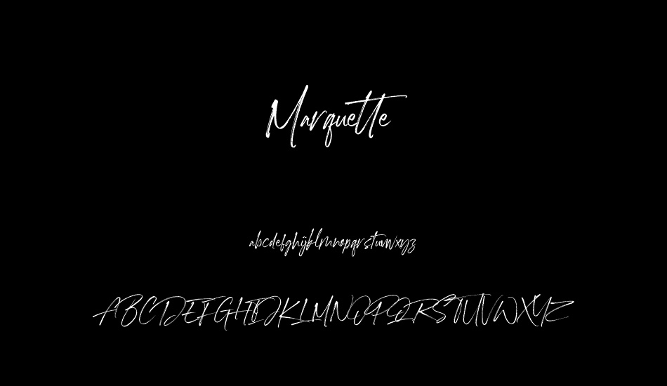 marquette font