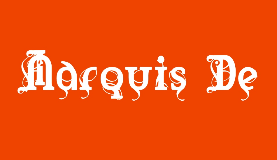 Marquis De Sade font big