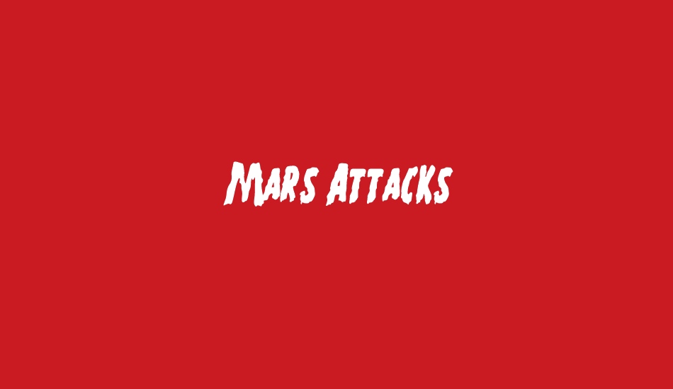 Mars Attacks font big