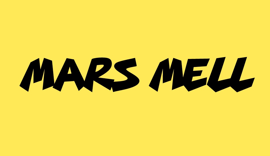 MARS MELLOW font big