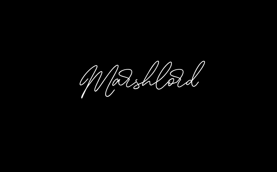 Marshlord font big