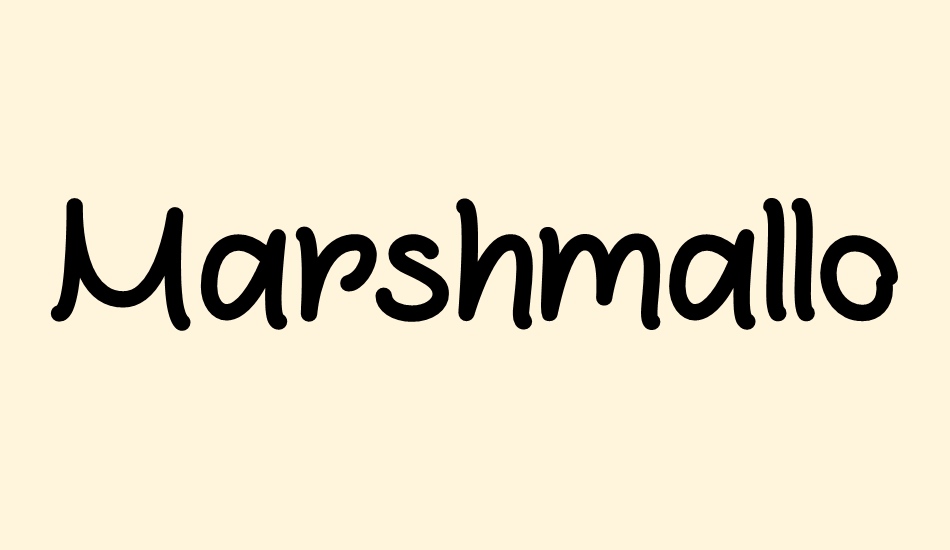 Marshmallows and Chocolate font big