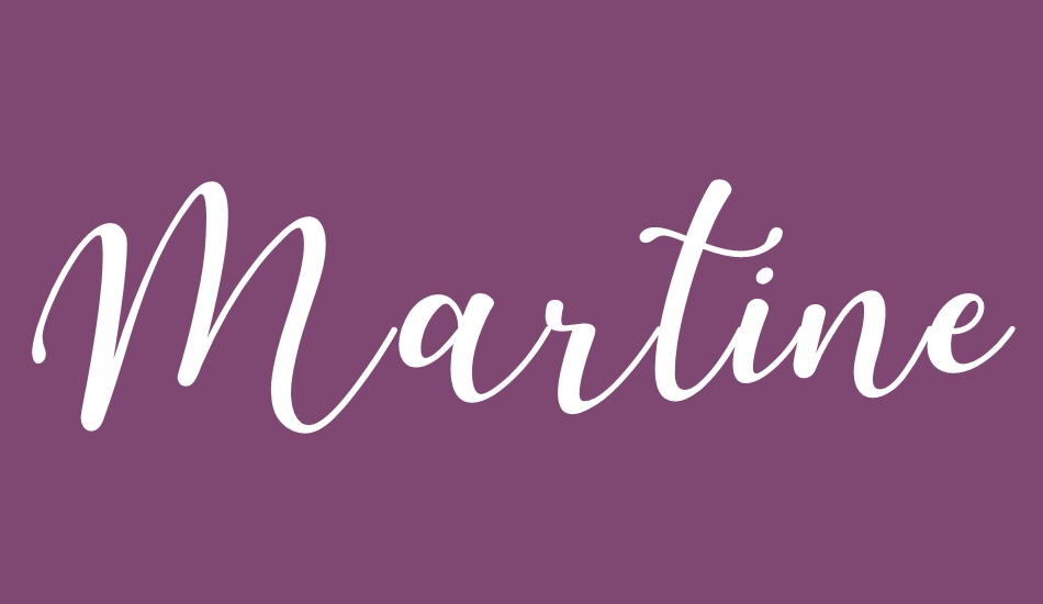 Martinesse font big