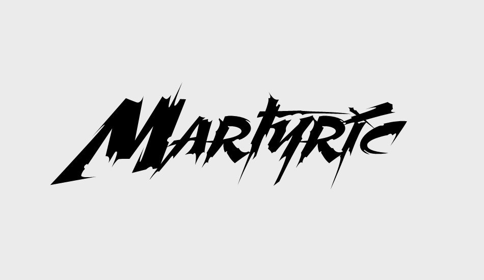 martyric-personal-use-only font big