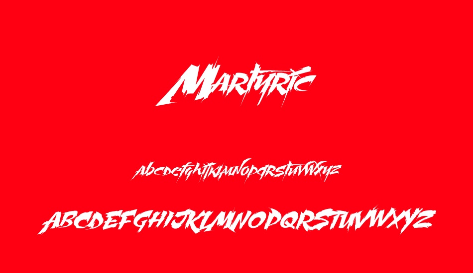 martyric-personal-use-only font