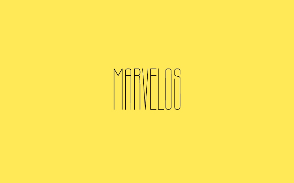 Marvelos font big