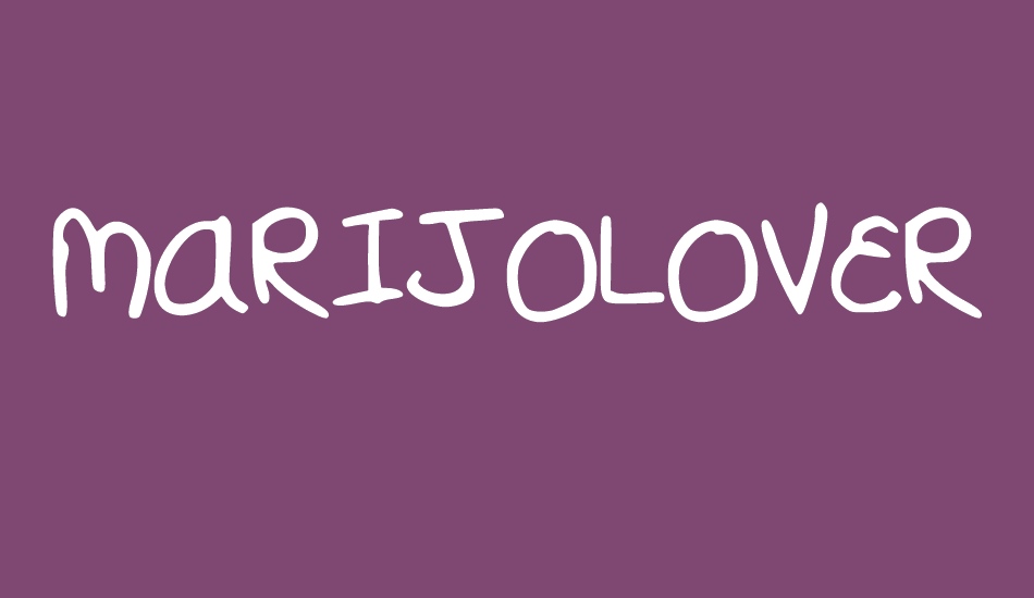 MARIJOLOVER font big