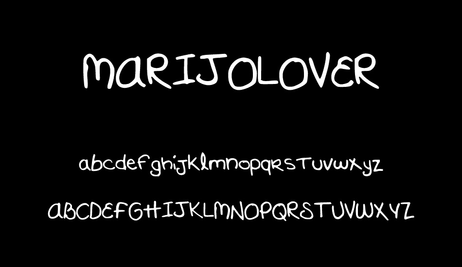 MARIJOLOVER font