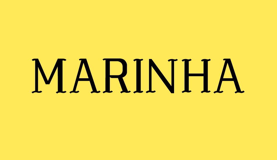 MARINHA font big