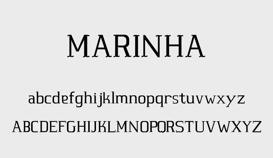 MARINHA font