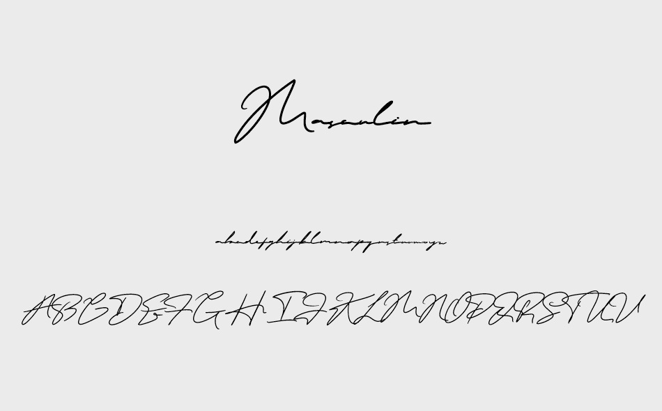 Masculin font