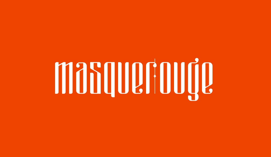 masquerouge font big