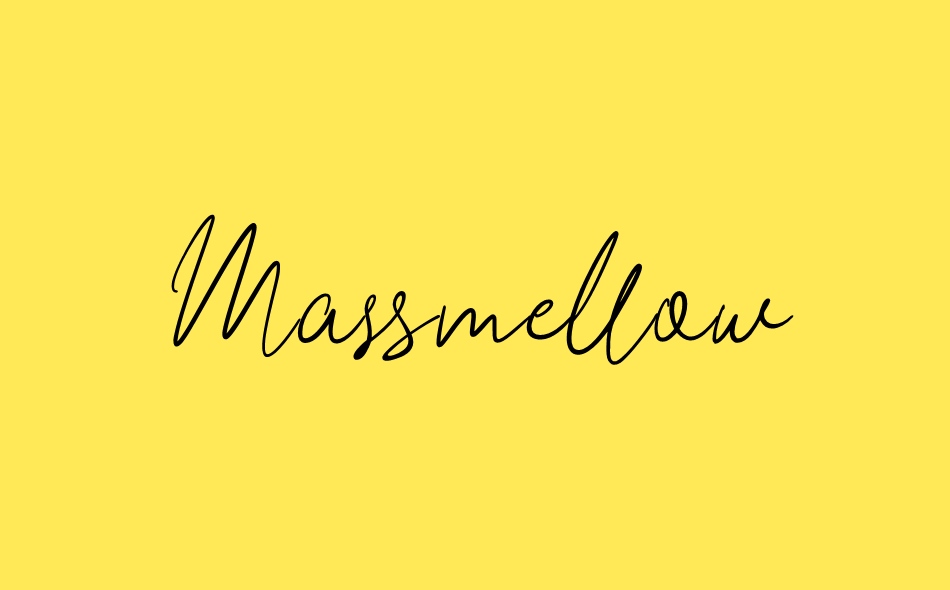 Massmellow font big