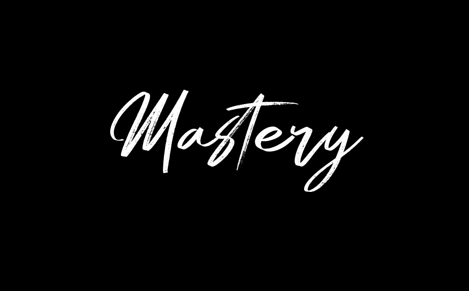 Mastery font big