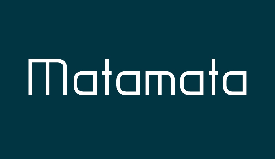Matamata font big