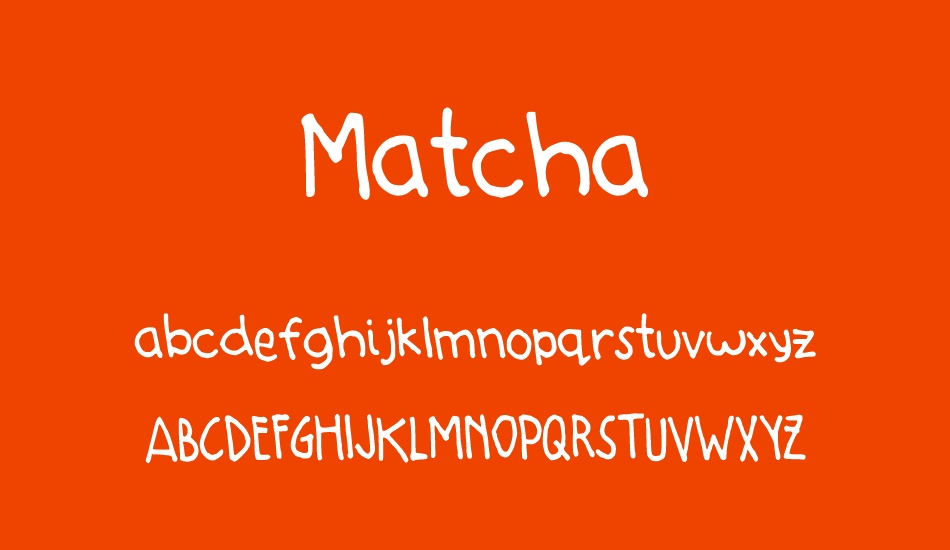 Matcha font