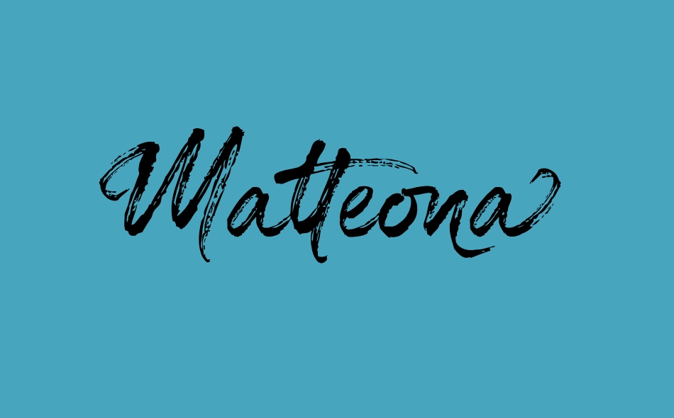 Matteona font big