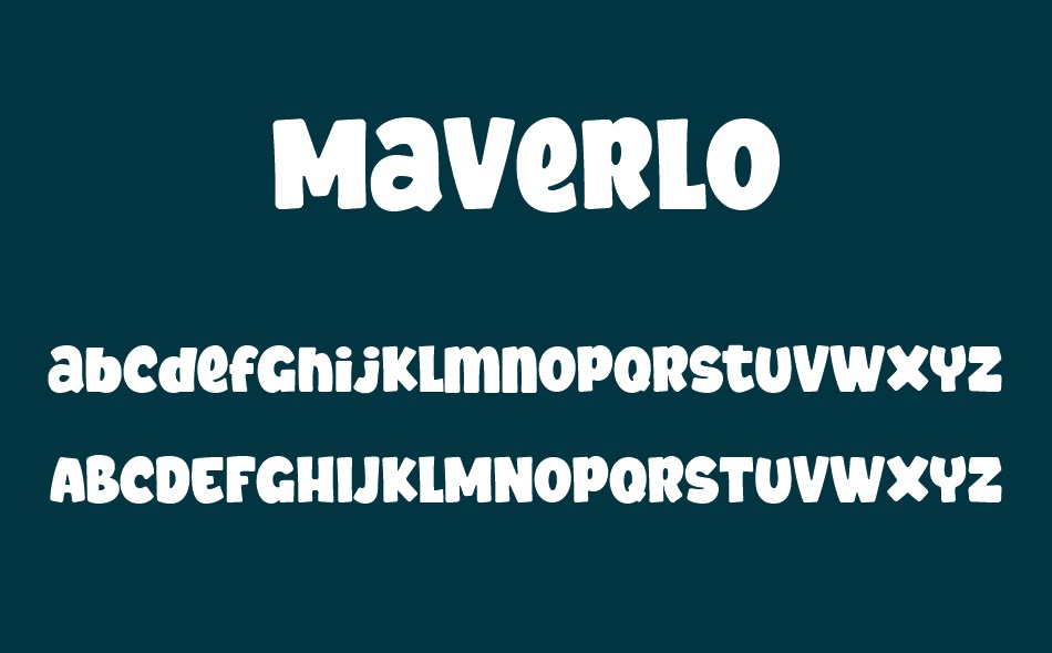 Maverlo font