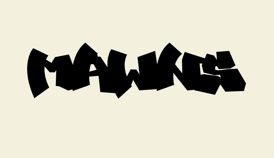 MAWNS Graffiti Filled font big