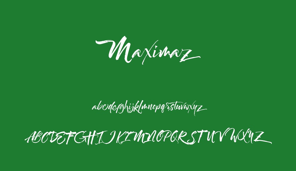 Maximaz font