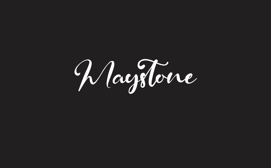 Maystone font big
