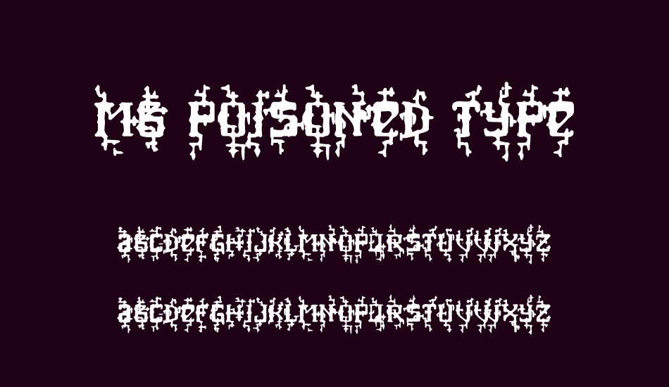 MB Poisoned Type font
