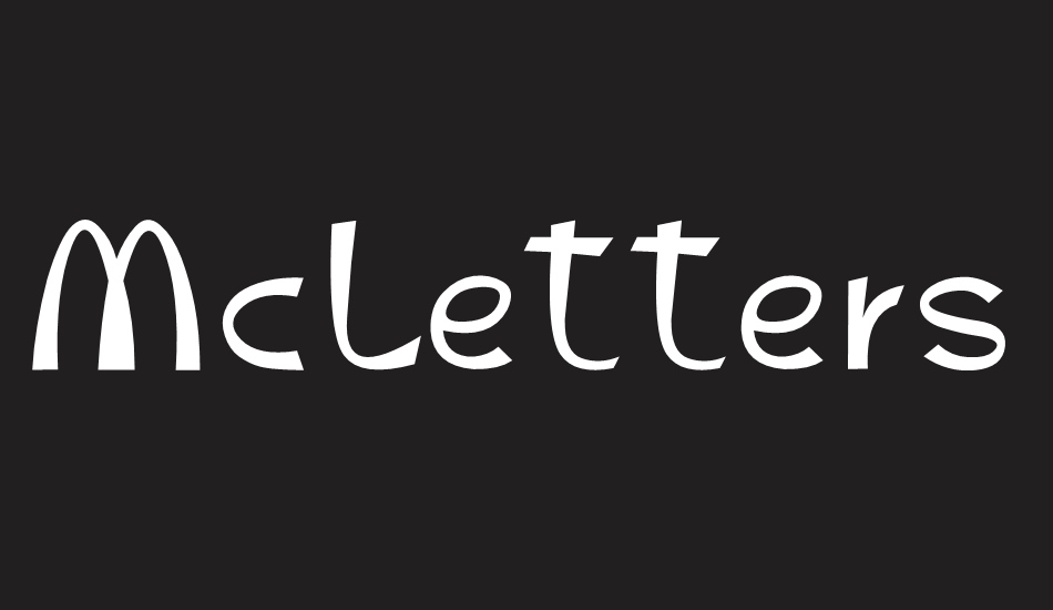 McLetters font big