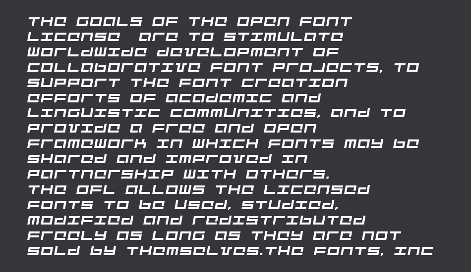 Mecha font 1