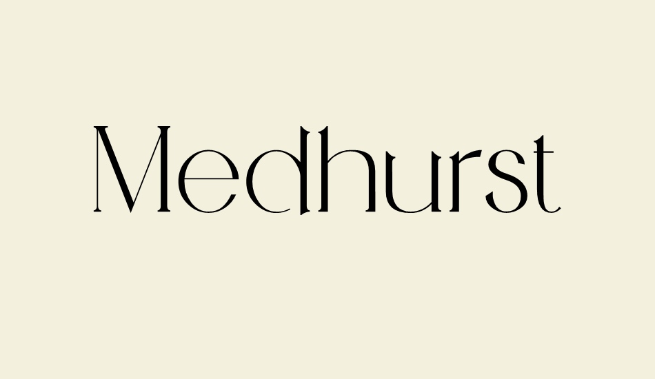 Medhurst font big