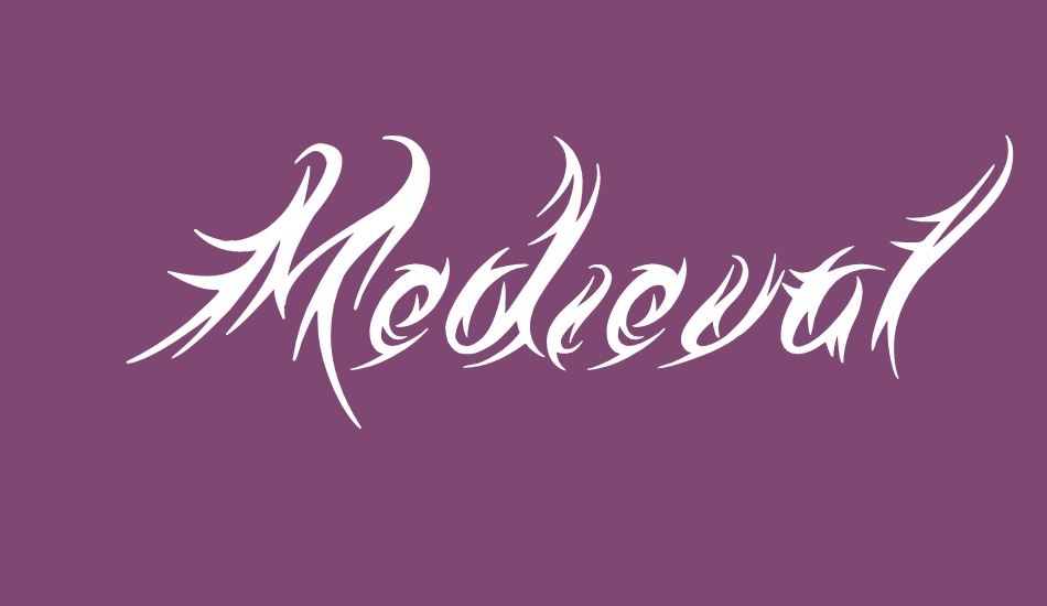 Medieval Queen font big