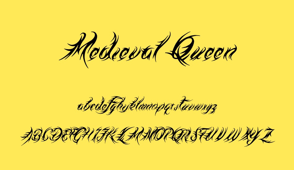Medieval Queen font