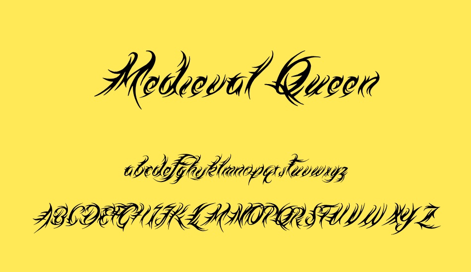 Medieval Queen font