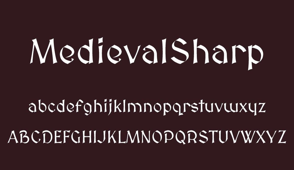 MedievalSharp font