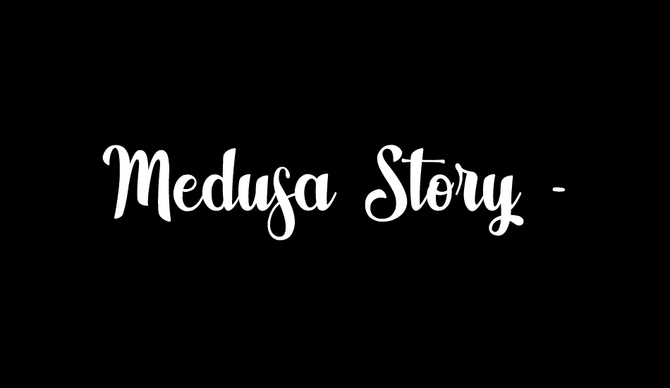 Medusa Story - Personal Use font big
