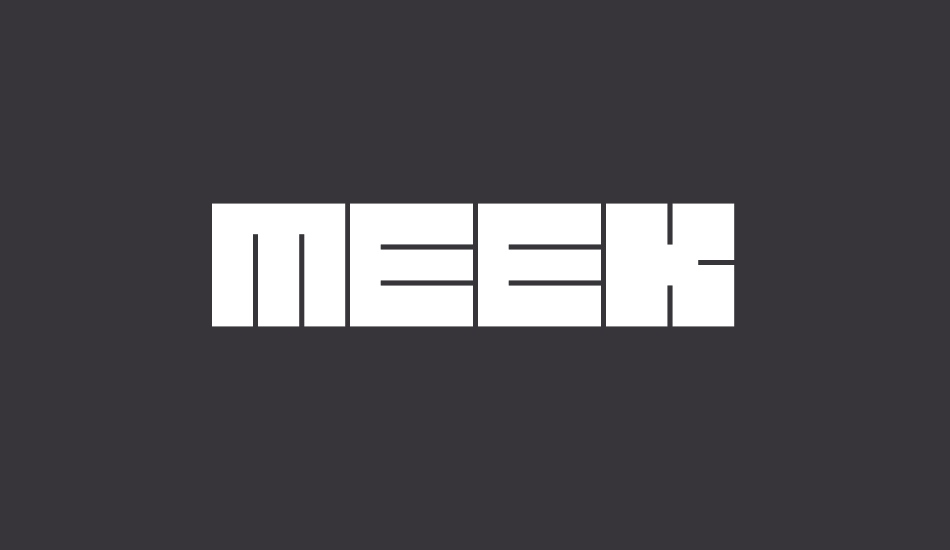 Meek font big