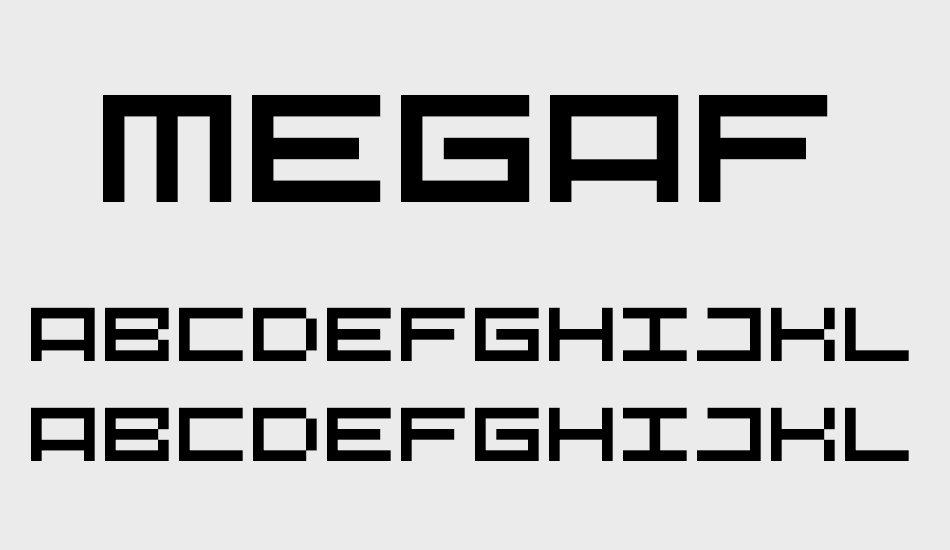Megafont font