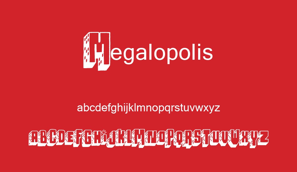 Megalopolis font