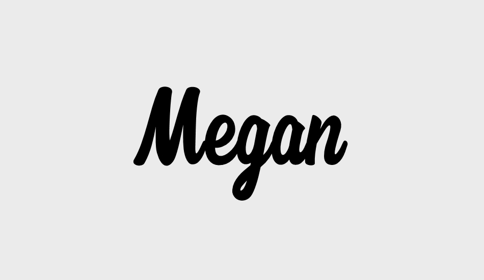 megan-personal-use font big