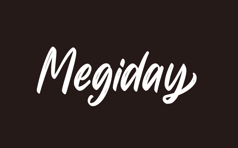 Megiday font big