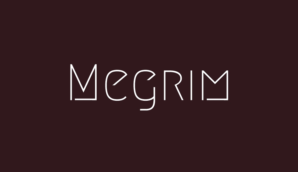 Megrim font big