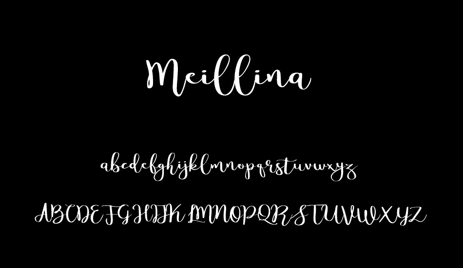 Meillina font