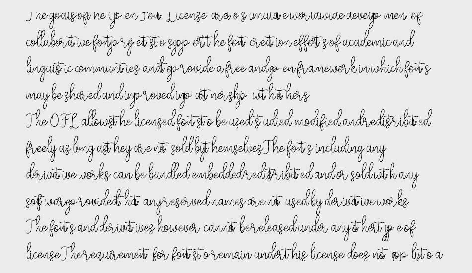 Meisha font 1