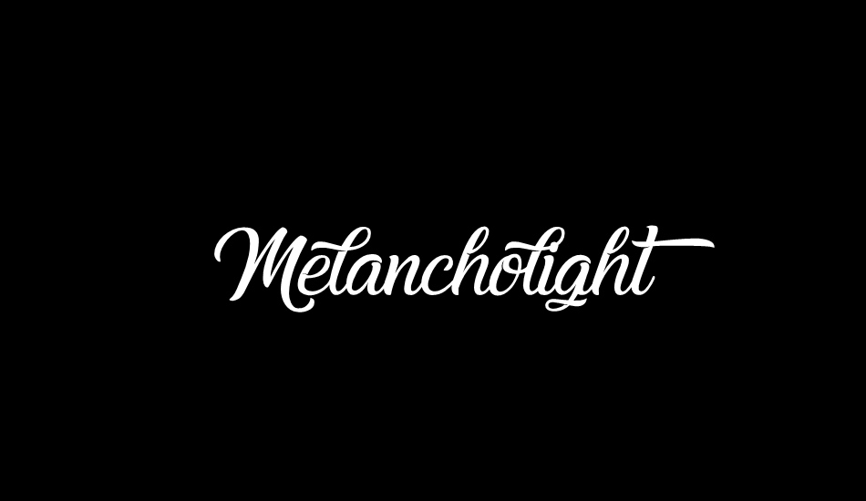 Melancholight font big