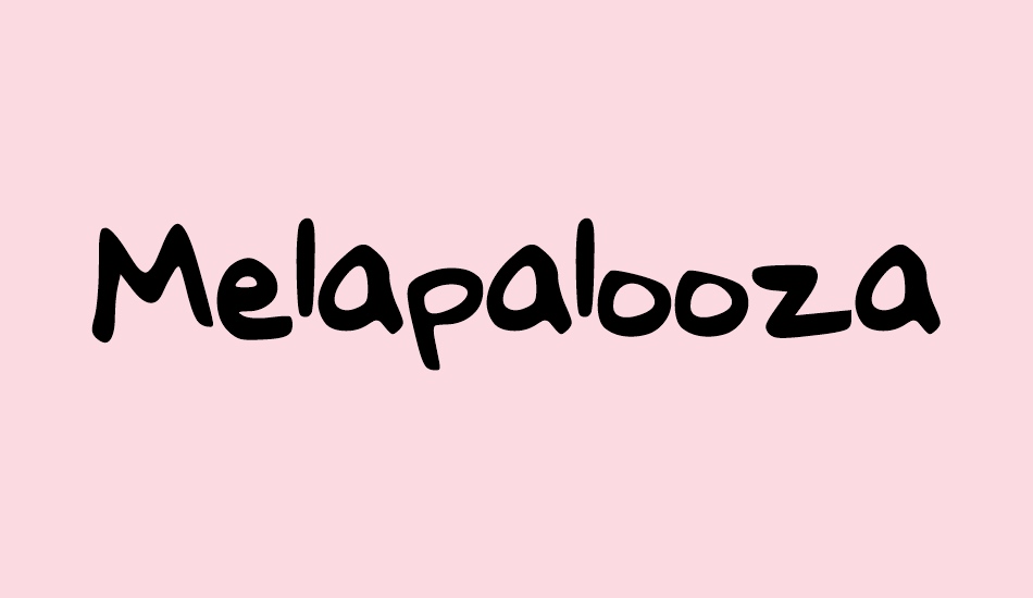 Melapalooza font big