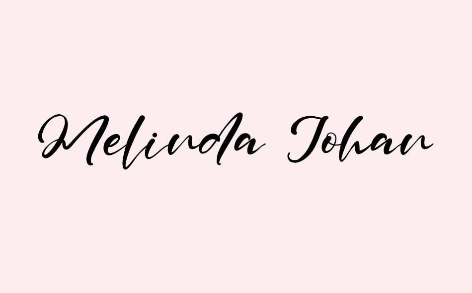 Melinda Johan font big