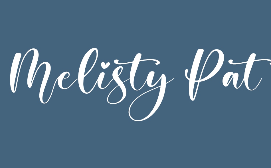 Melisty Patria font big