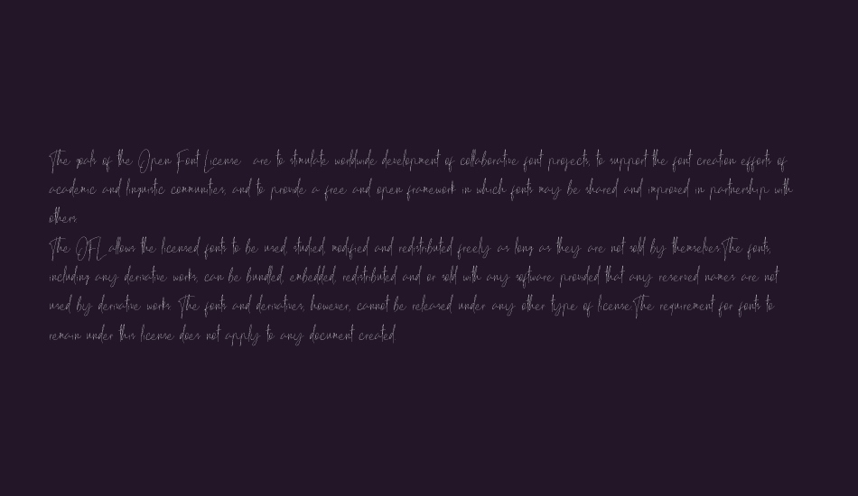 Mellati Script DEMO font 1